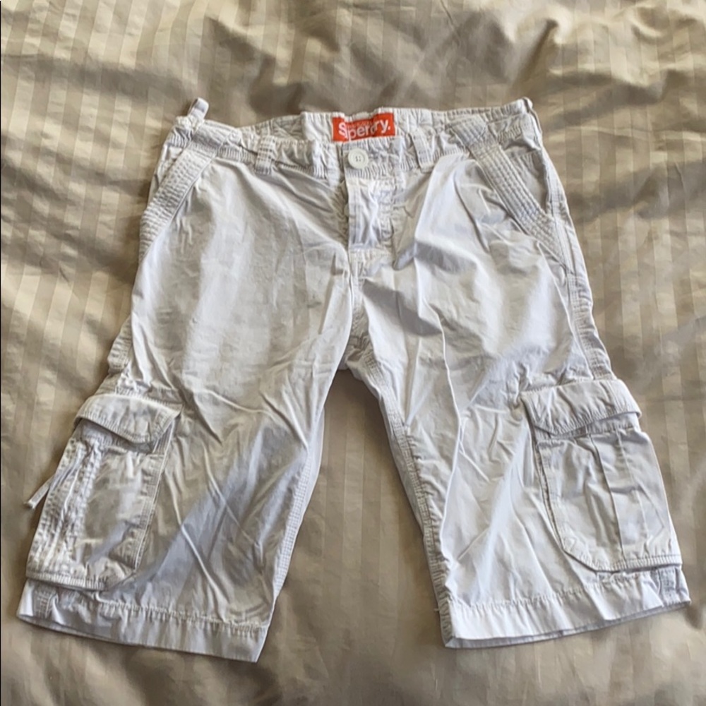 Superdry cargo pants - White / size L